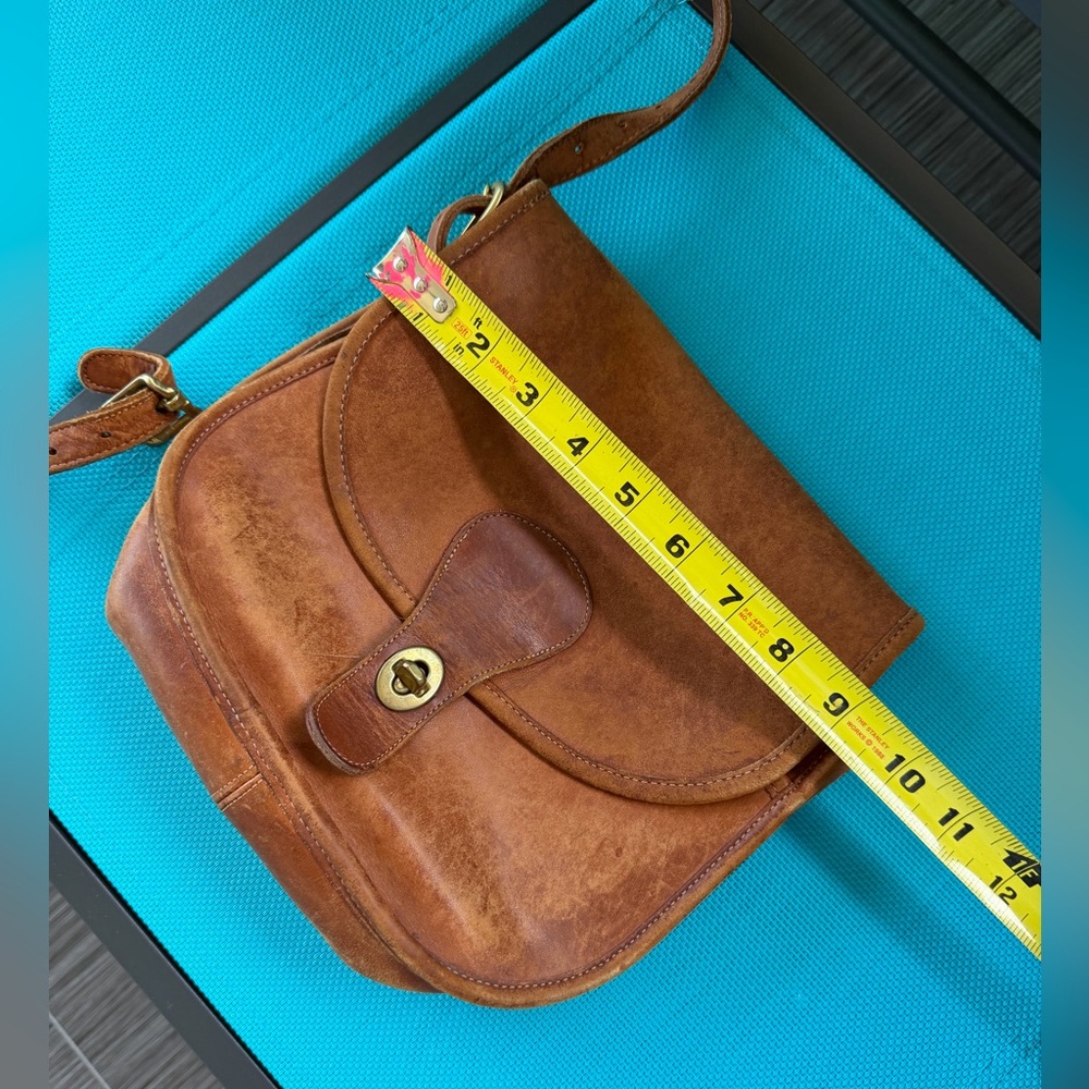 Vintage Coach Saddlery Leather Crossbody Bag - Picture 11 of 12